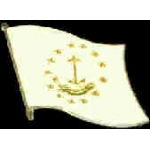 RHODE ISLAND PIN STATE FLAG PIN